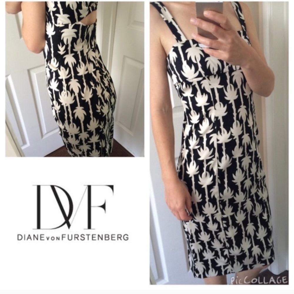 Dvf palm tree dress
